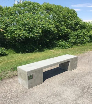 Banc allongé